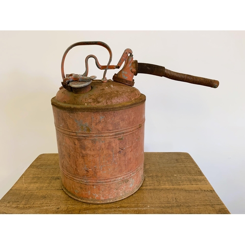 29 - A very large 'Protectoseal Co Chicago' oil or petrol can with trigger handle and nozzle with origina... 