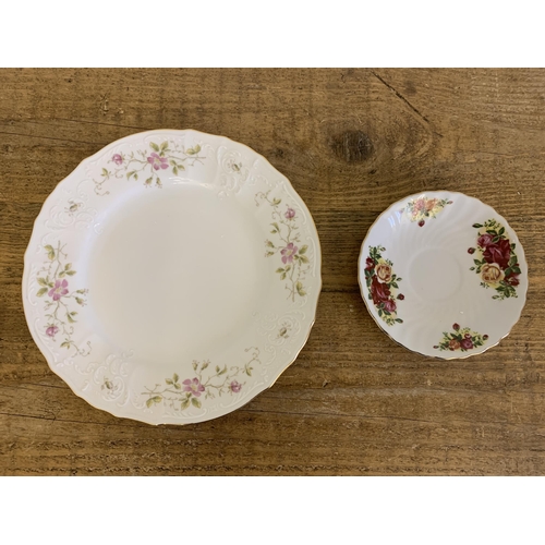 297 - Royal Norfolk pattern part tea set plus a 'Bernadotte Czechoslovakia' part dinner set