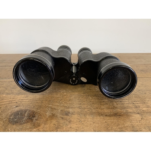 164 - Vintage Simor 7x50 binoculars with very good optics, in original case