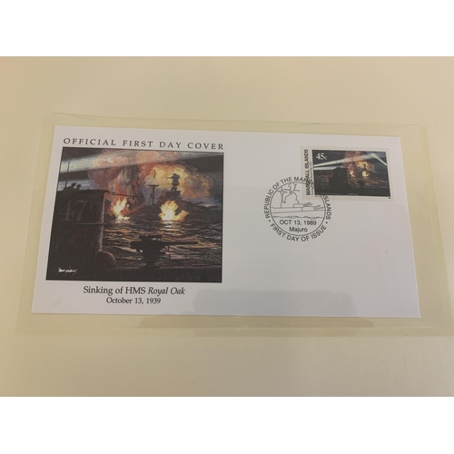 287 - Two large albums of WW2 first day covers