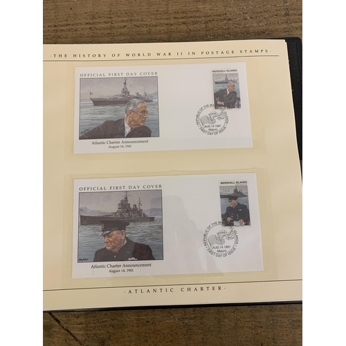 287 - Two large albums of WW2 first day covers