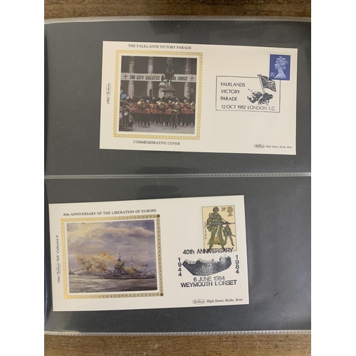 288 - Four albums of first day covers and stamps, two mostly filled and two part filled