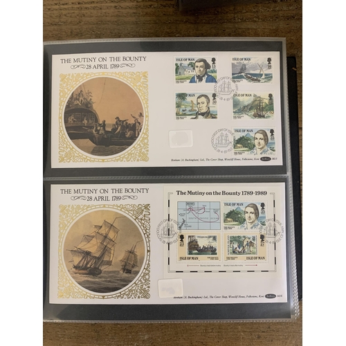 288 - Four albums of first day covers and stamps, two mostly filled and two part filled