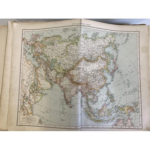 298 - A large Times Atlas, dated 1895 (as found)