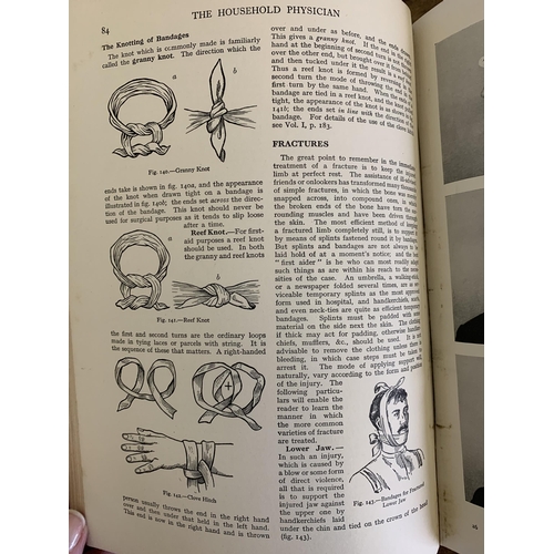 299 - Two books on The Household Physician, Volume 1 and Volume 2, dated 1934, The Gresham Publishing Comp... 