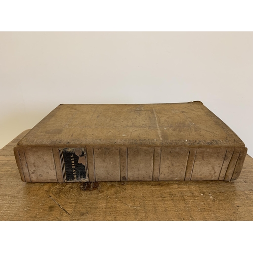 31 - A large antique family bible 'The Grand Imperial Family Bible', third edition by the Rev James Cooks... 