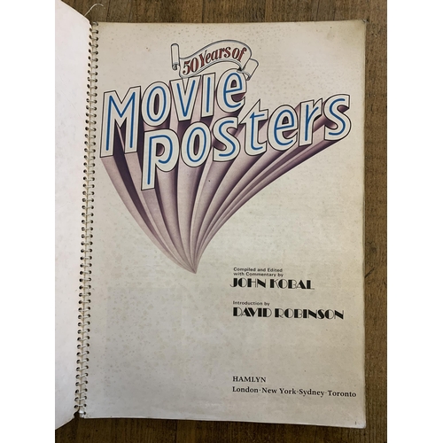 50 - A large vintage book '50 Years of Movie Posters' by John Kobal (outer cover worn)