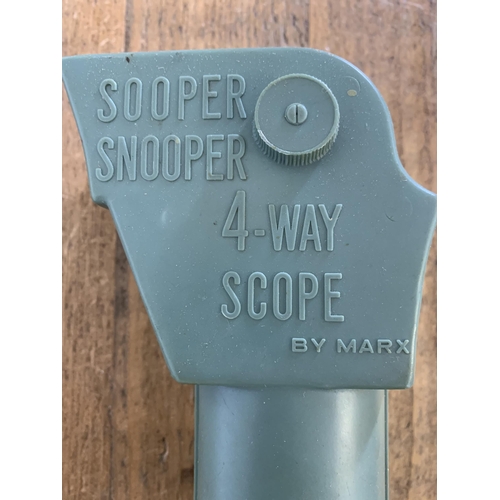 59 - A boxed 'Marx' Sooper Snooper 4-Way Scope, Louis Marx Toys Ltd Swansea (play worn and box with wear)