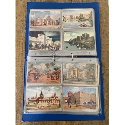 35 - British Empire Exhibition 1924, a well filled postcard album with cards from the event, various worl... 