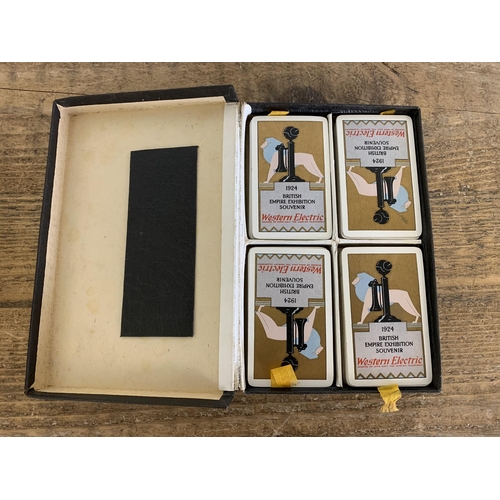 40 - A 1924 Western Electrical Company Limited 'Electrical Mah Jong' card game, a limited edition issue f... 