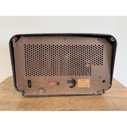 55 - A vintage 'Mullard' Bakelite case transistor valve radio (spares or repair)