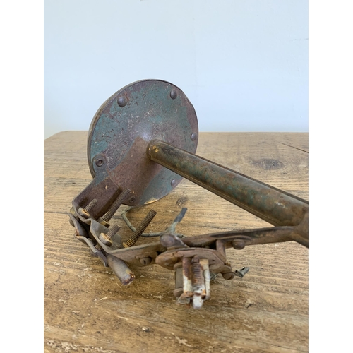 147 - A large circa 1930's (possibly Sparton Tornado) car or truck horn with mounting bracket and residue ... 