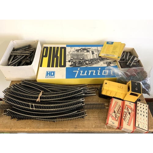 154 - A Piko (German) HO scale Junior train set plus track etc