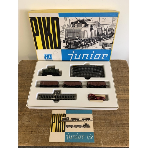 154 - A Piko (German) HO scale Junior train set plus track etc