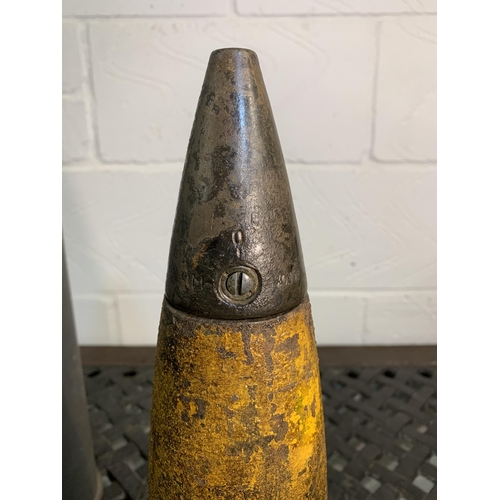 306 - A rare WW2 88mm PAK43 German anti aircraft round shell dated 1943, fuse dated 1941, these rounds als... 