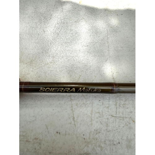 437 - A Scierra Matuka 10ft 7 WT travel rod in tube, in good condition