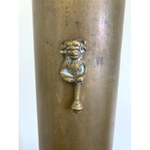 56 - A 100mm Mk16 Naval brass shell dated 1941