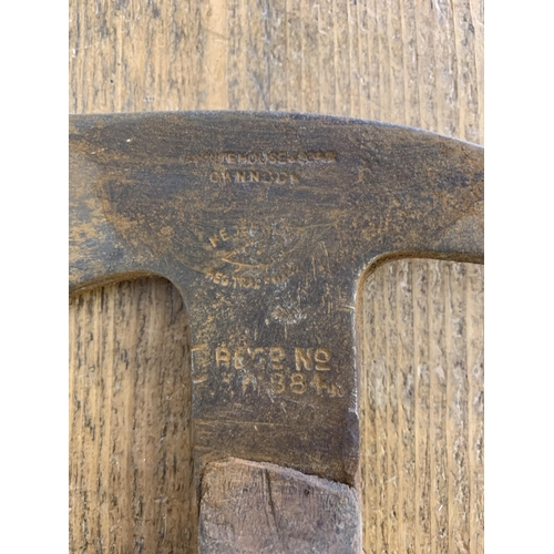 60 - A vintage firemans hatchet