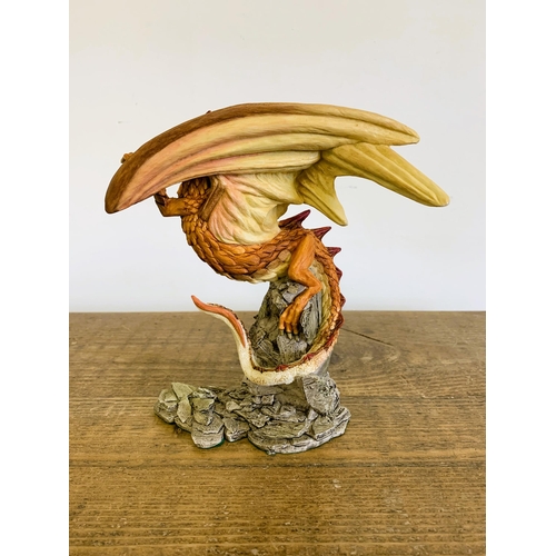 81 - A boxed Enchantica 'Sandarach' dragon figurine, circa 1998, limited edition 1758/3950, with certific... 