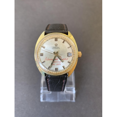 330 - A vintage Omega Seamaster gents wristwatch (missing baton at 11 o'clock)