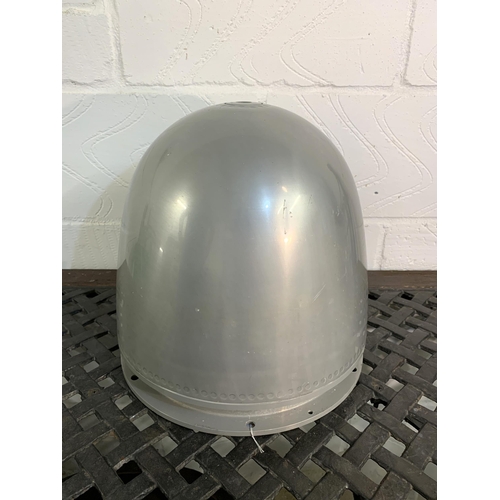 429 - A vintage nose cone, reputedly from a Harrier Jump Jet, made from aluminium, 13