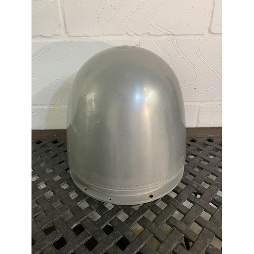 429 - A vintage nose cone, reputedly from a Harrier Jump Jet, made from aluminium, 13