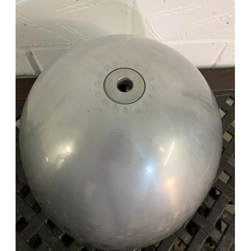 429 - A vintage nose cone, reputedly from a Harrier Jump Jet, made from aluminium, 13