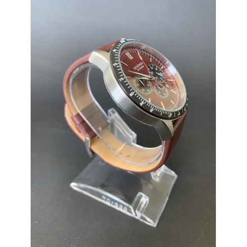 105 - A boxed Sekonda Velocity chronograph wristwatch