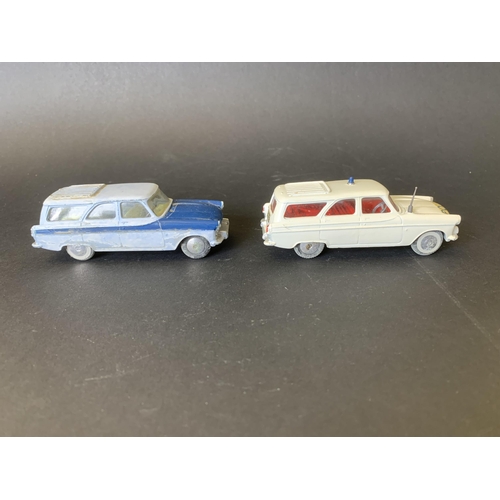 178 - Two boxed Corgi 1950's/60's Glidamatic vehicles, 424 Ford Zephyr estate car (playworn) and 419 Ford ... 