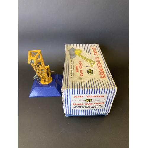 182 - A boxed Dinky Supertoys 973 goods yard crane (playworn condition and box as found)