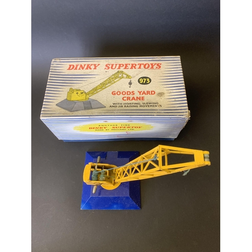 182 - A boxed Dinky Supertoys 973 goods yard crane (playworn condition and box as found)