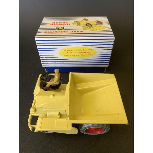 185 - A boxed Dinky Supertoys No.962 Muir-Hill dumper truck (playworn and box with wear)