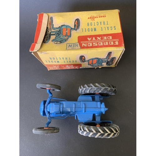 193 - A boxed Chad Valley 'Fordson Dexta' scale model tractor (playwear and box as found)