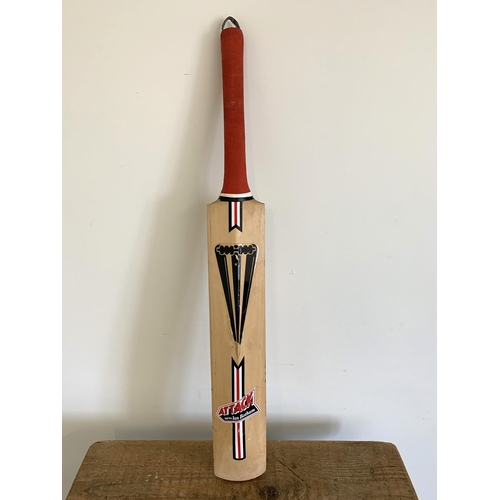 244 - A Fearnley 'Attack with Ian Botham' full size signed cricket bat 'To Stephen, Best Wishes, Beefy'