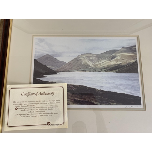 249 - A large framed and glazed limited edition print by Rob Piercy 'Scafell Pike and Scafell' 142/400, 25... 