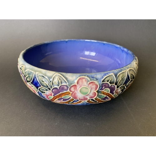 310 - A Royal Doulton flower decorated bowl, 8