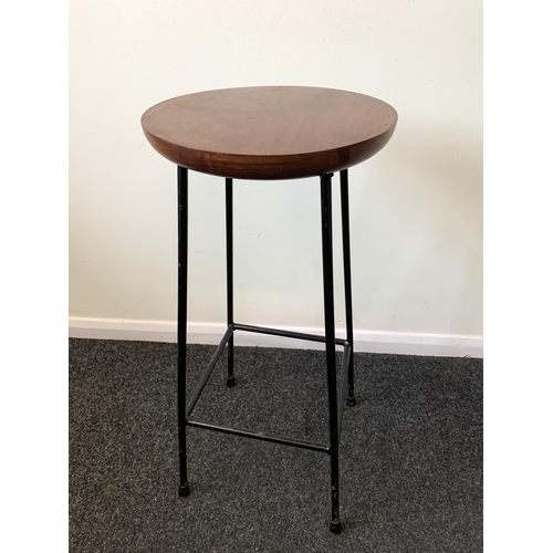 361 - A metal based wood top stool