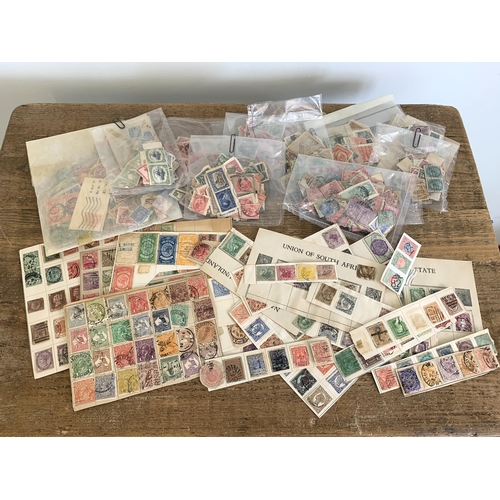 70 - An interesting collection of mainly antique stamps, many bagged and others mounted, the collection i... 