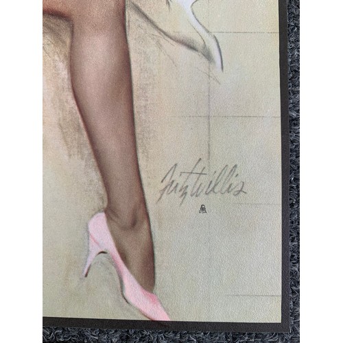 23 - A collection of 36 vintage mid Century Fritz Willis (1907-1979) erotic/risqué prints, some marked 'B... 