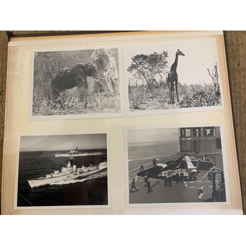 24 - A collection of 1950's onwards loose Royal Navy photographs including HMS Indomitable petrol explosi... 