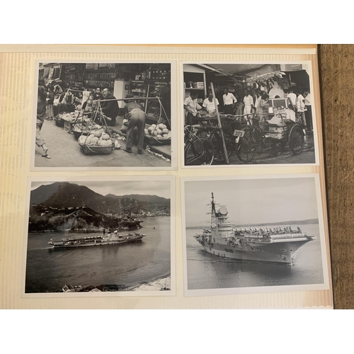 24 - A collection of 1950's onwards loose Royal Navy photographs including HMS Indomitable petrol explosi... 