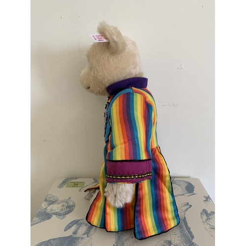 54 - A boxed musical Steiff teddy bear 'Joseph', limited edition No.00979/2008, with certificate and inst... 