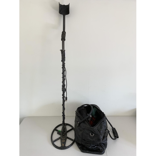 162 - An XP Gold Maxx metal detector with a 'Mars' tiger coil with various detecting accessories (untested... 