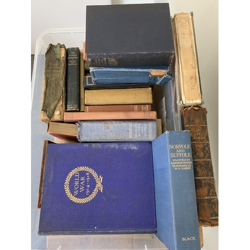 235 - A collection of vintage/antique books