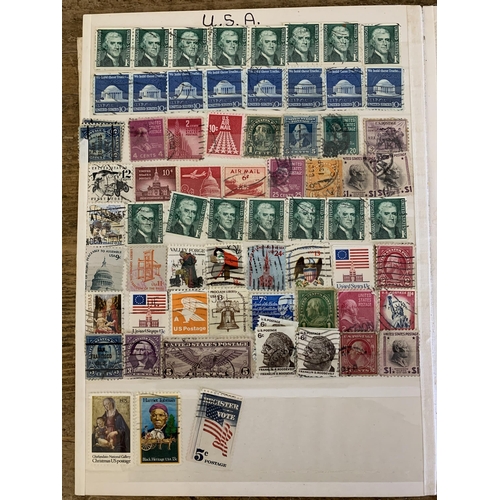 271 - UK and commonwealth stamp album, mainly QEII postally used stamps