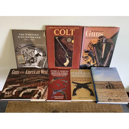 276 - A selection of firearms related books including Colt, American West, Peacemaker etc