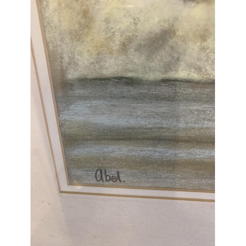 346 - Lenny Townsend, framed and glazed watercolour 'Southwold Beach', signed lower left, 14