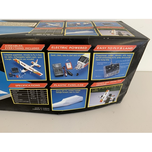 47 - A boxed Skymaster electric radio controlled airplane EM-002 (contents disturbed and signs of use, un... 