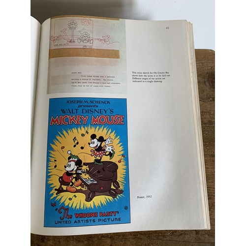 62 - First edition 1973 'The Art of Walt Disney' by Christopher Finch, applied raised Mickey Mouse to fro... 