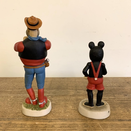 71 - Two boxed Robert Harrop designed figurines 'Desperate Dan' and 'Biffo the Bear'